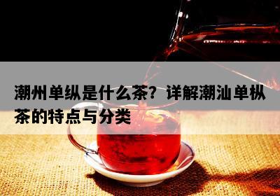 潮州单纵是什么茶？详解潮汕单枞茶的特点与分类